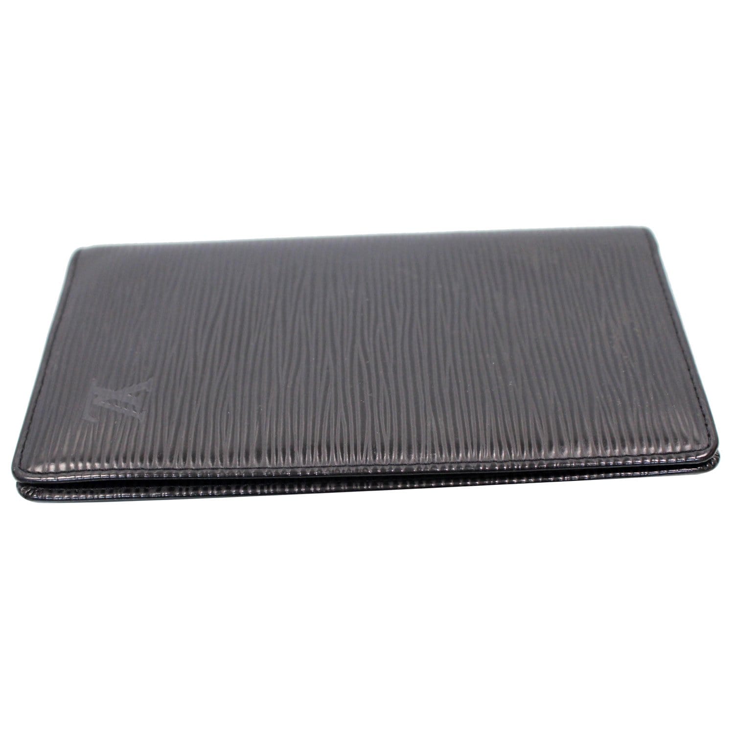 Preowned Authentic Louis Vuitton Epi Portofouille Braza Men's Epi Leather  Long Wallet (bi-fold) Noir