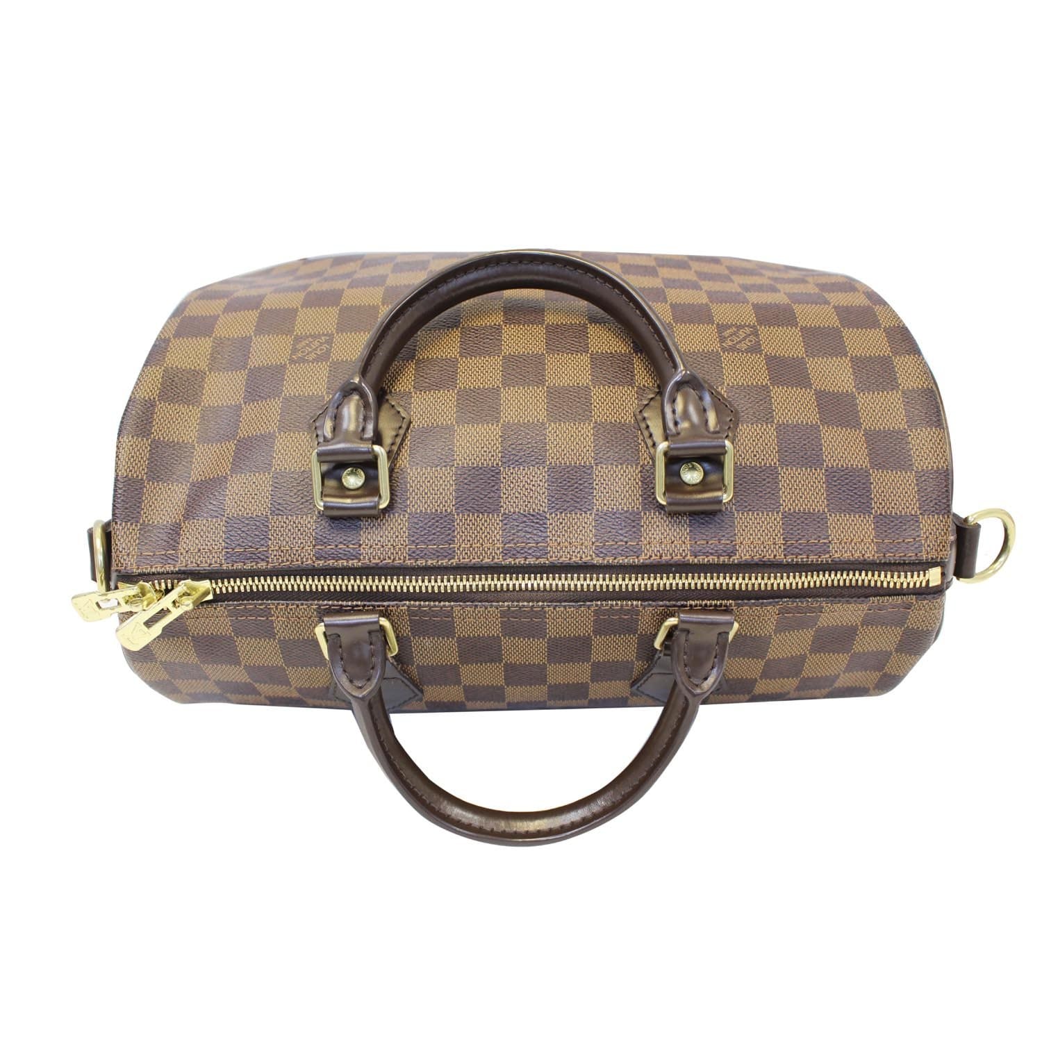 LV Louis Vuitton Speedy 30 ￼Women Purse Bag ￼Brown Damier Ebene $1,550.00