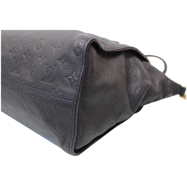 LOUIS VUITTON Lumineuse PM Monogram Empreinte Leather Shoulder Bag Black