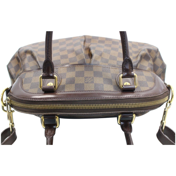 LOUIS VUITTON Trevi PM Damier Ebene Shoulder Bag Brown