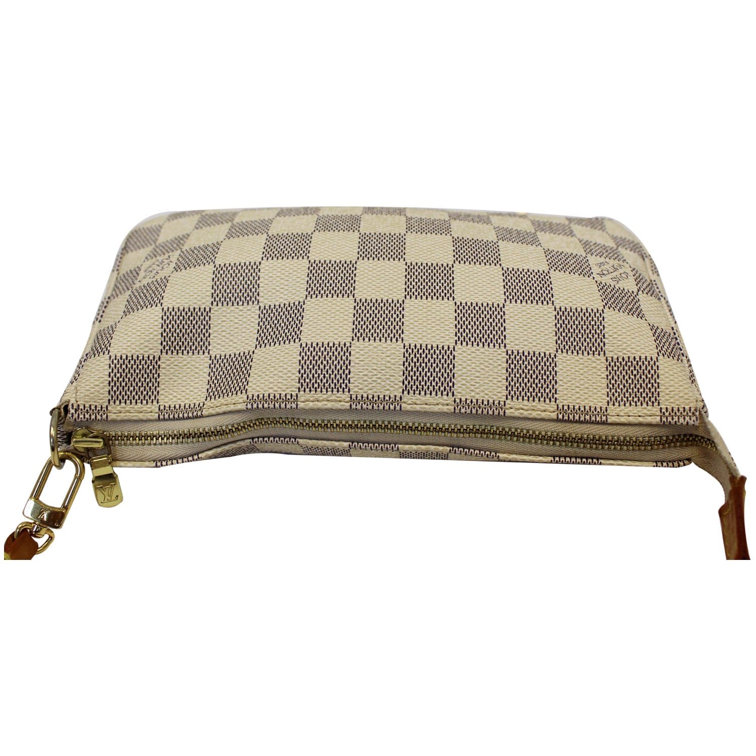 🔥NEW LOUIS VUITTON Pochette Accessories Damier Azur Shoulder Pouch Bag  GIFT❤️