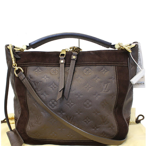 LOUIS VUITTON Audacieuse PM Terre Empreinte Leather Shoulder Bag
