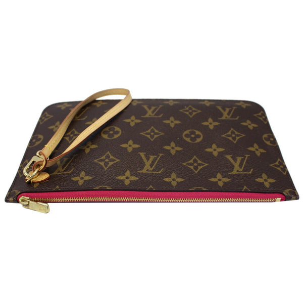 LOUIS VUITTON Pochette Wristlet Pouch Monogram Canvas Neverfull MM/GM-US