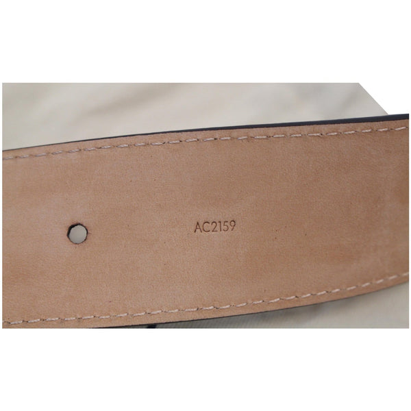 LOUIS VUITTON LV Initiales Monogram Canvas Belt Brown
