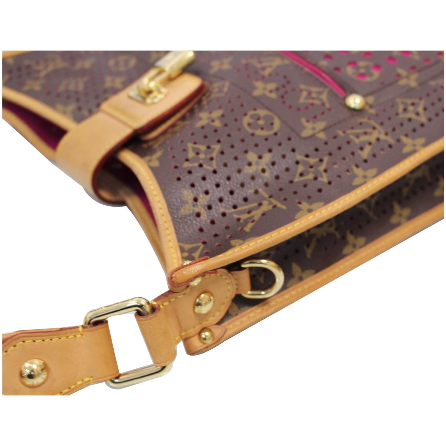 Louis Vuitton Perforated Accessories Monogram Canvas Leather Handbag - 2006  Limited
