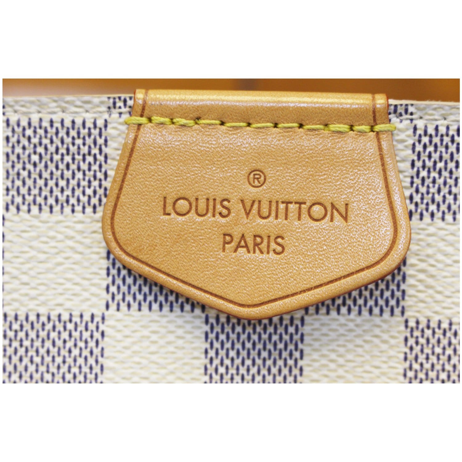White and Blue Damier Azur Coated Canvas Graceful MM Gold Hardware,  2021-2022