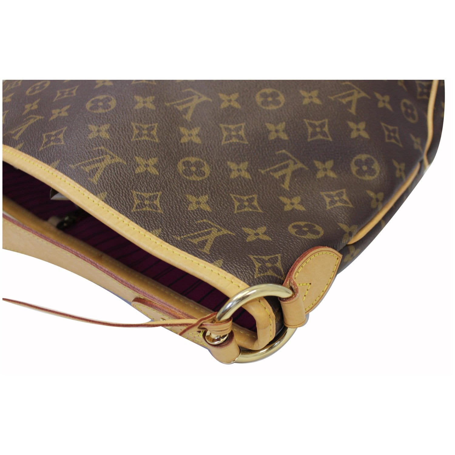 Louis Vuitton Brown Monogram Canvas MM Delightful Shoulder Bag