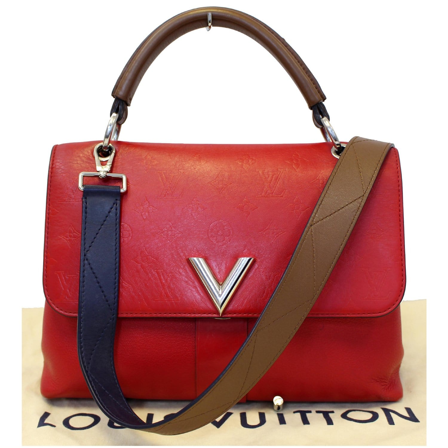Louis Vuitton Rubis Monogram Leather Very One Handle Bag