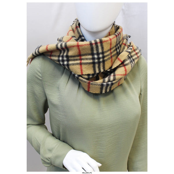 Burberry Scarf Lambswool Nova Check - Burberry Scarf for women