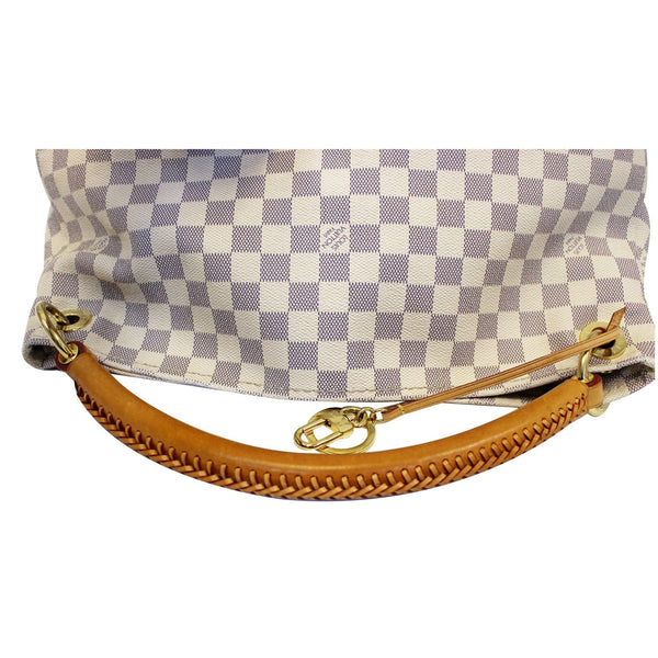 LOUIS VUITTON Artsy MM Damier Azur White Shoulder Bag