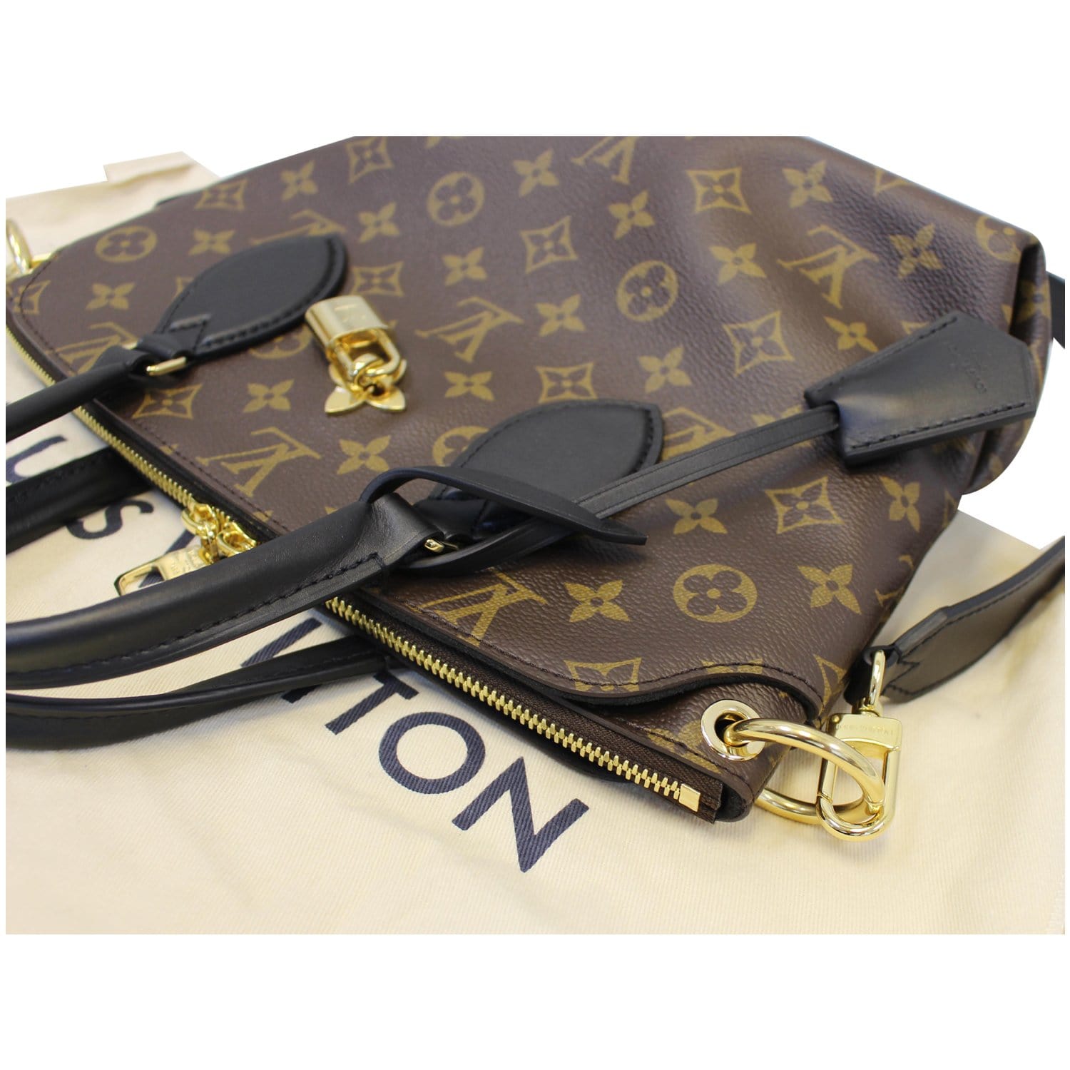 Louis Vuitton Flower tote Brown Leather ref.306732 - Joli Closet