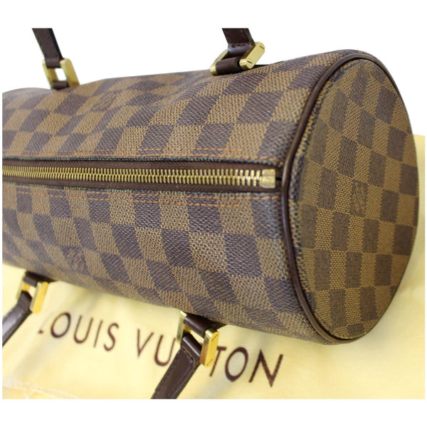 LOUIS VUITTON Papillon 30 Damier Ebene Shoulder Handbag Brown