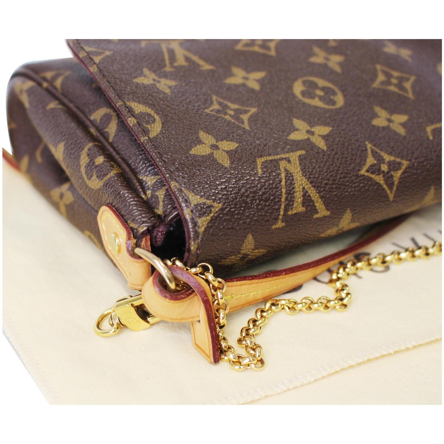 Favorite MM, Used & Preloved Louis Vuitton Crossbody Bag, LXR USA, Brown