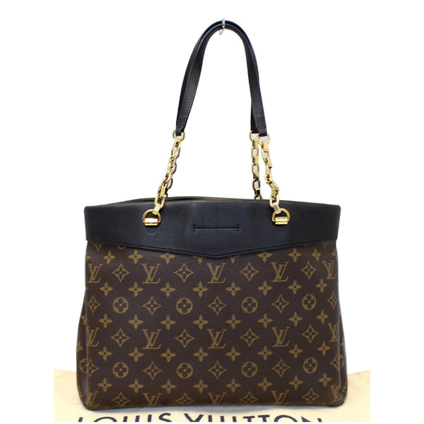 Louis Vuitton Pallas Chain Shopper Bag Front View