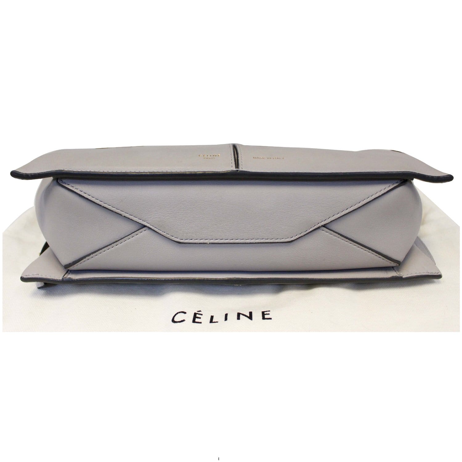 Celine Tri-Fold Clutch on Chain Orange Calfskin – Coco Approved Studio