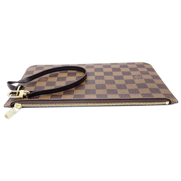 LOUIS VUITTON Damier Ebene Pochette Wristlet Pouch Neverfull GM-US