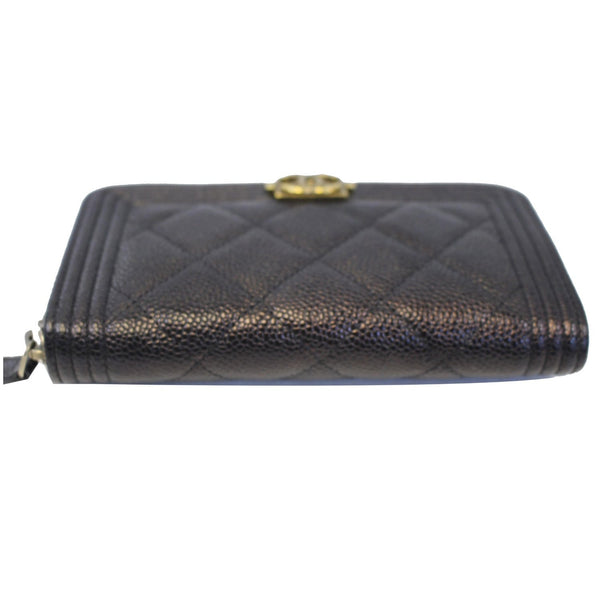 Chanel Boy Caviar leather wallet | Chanel exterior view