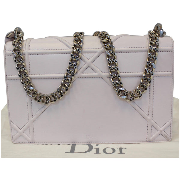Christian Dior Flap Bag Diorama Leather Medium White back view