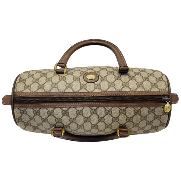 GUCCI GG Canvas Boston Satchel Bag Brown-US