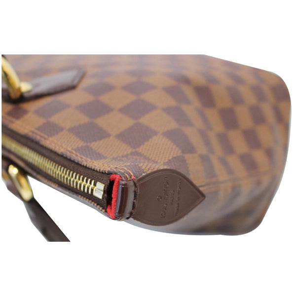 LOUIS VUITTON Saleya PM Damier Ebene Tote Shoulder Bag Brown