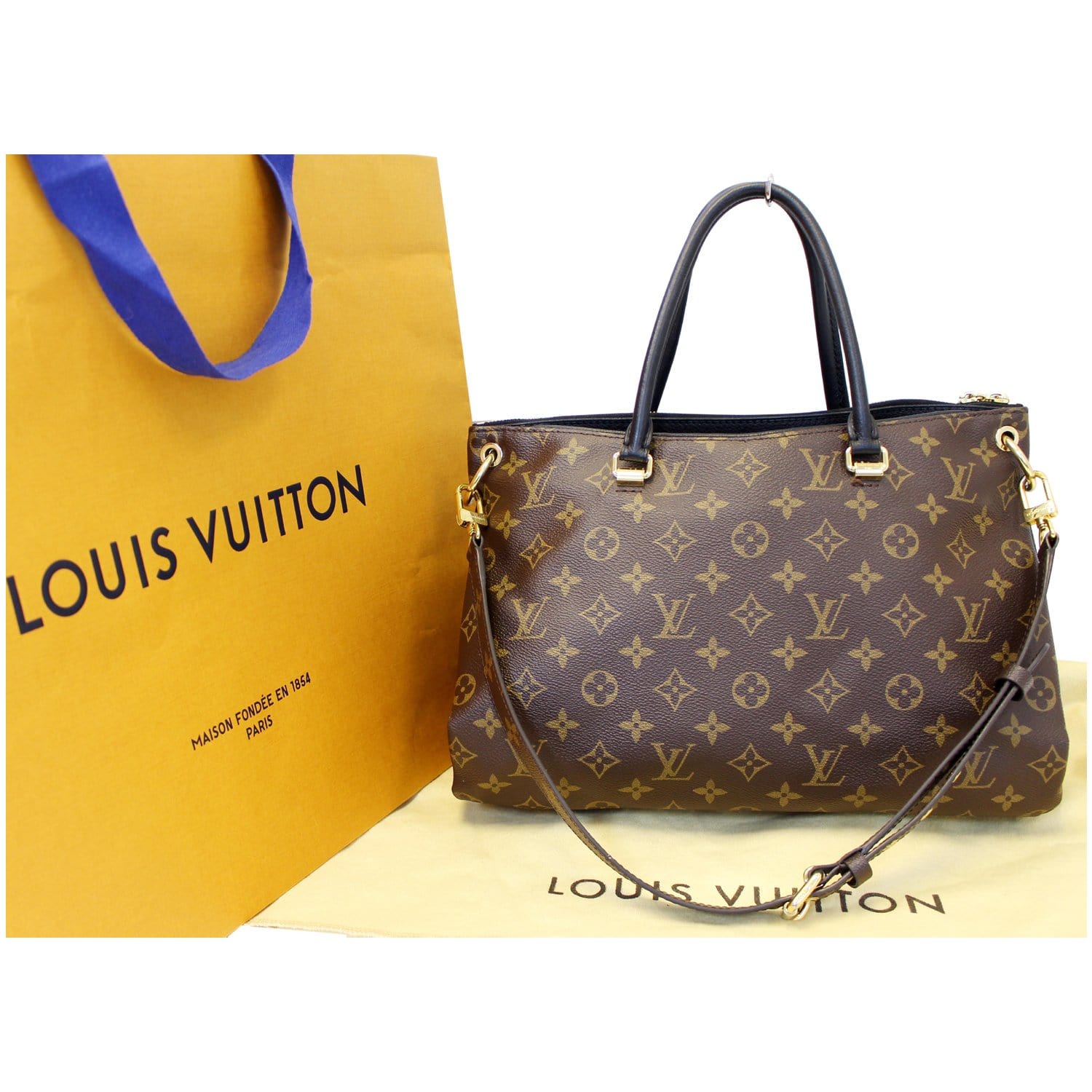 Louis Vuitton Pallas Shopper Noir