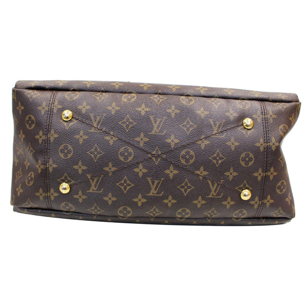 LOUIS VUITTON Artsy MM Monogram Canvas Shoulder Bag Brown