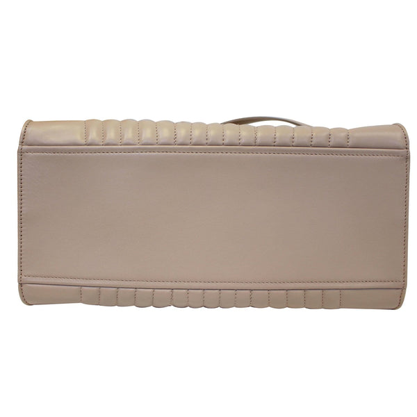 Prada Diagramme Bag Leather Tote Shoulder - Full bottom view