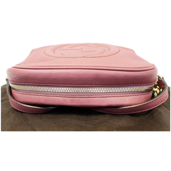 GUCCI Soho Disco Pebbled Leather Small Crossbody Bag 308364-US