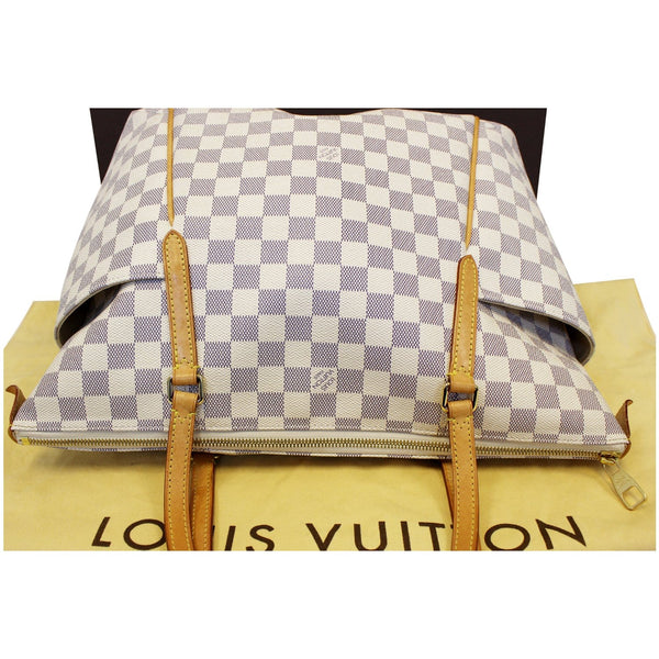 LOUIS VUITTON Totally MM Damier Azur Shoulder Handbag-US