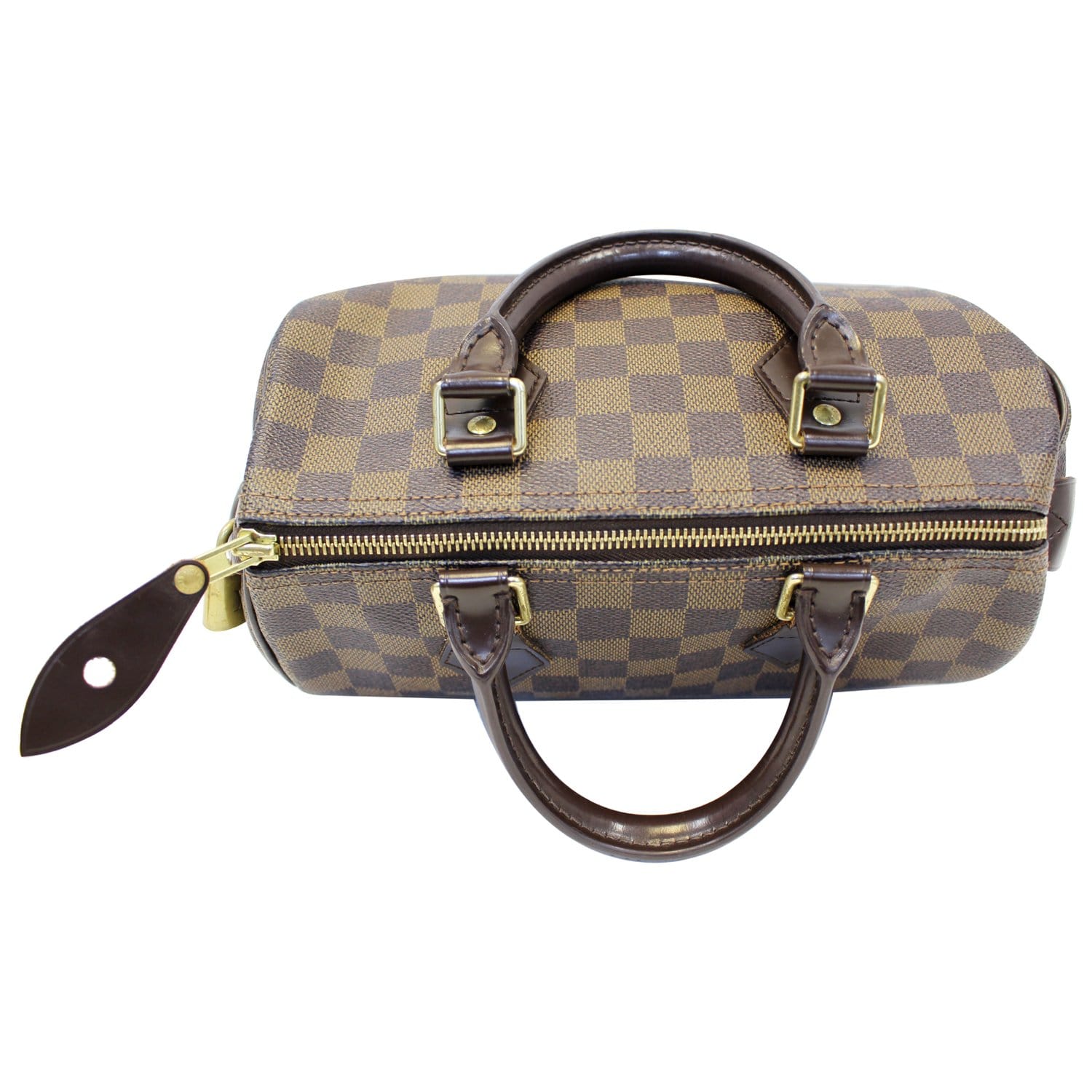 Louis Vuitton Damier Ebene Speedy 25 Boston Bag Leather ref.391911 - Joli  Closet