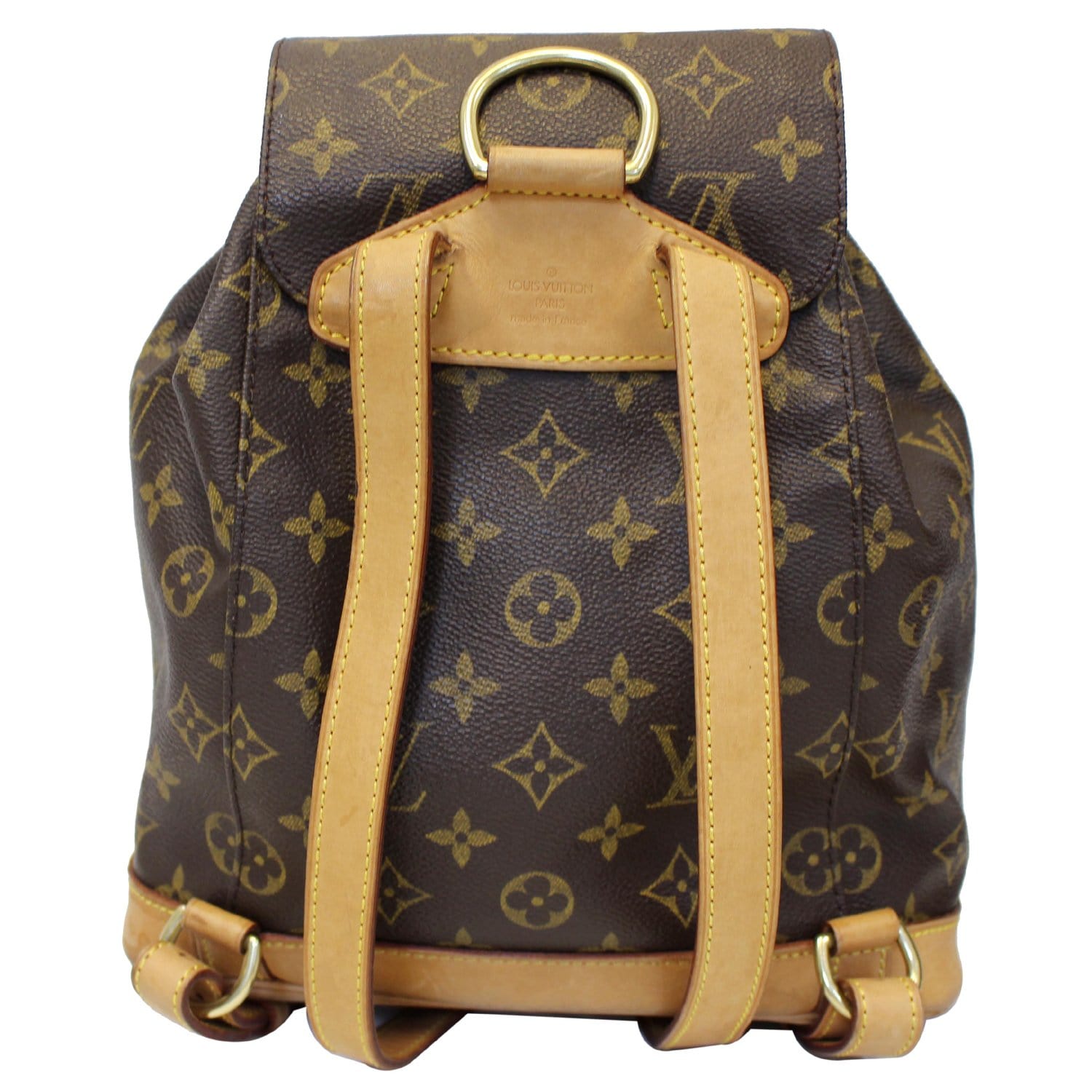 louis vuitton backpack mm size LOUIS VUITTON Montsouris MM Monogram Canvas Backpack Bag Brown-US