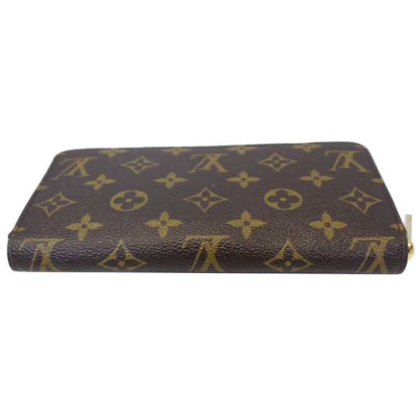 LOUIS VUITTON Zip Around Monogram Canvas Wallet Brown
