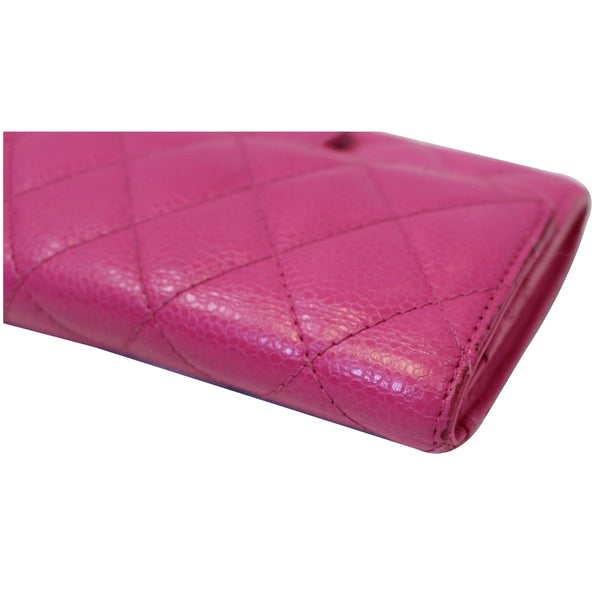 Chanel Wallet Classic Flap Caviar Leather Pink - discounted