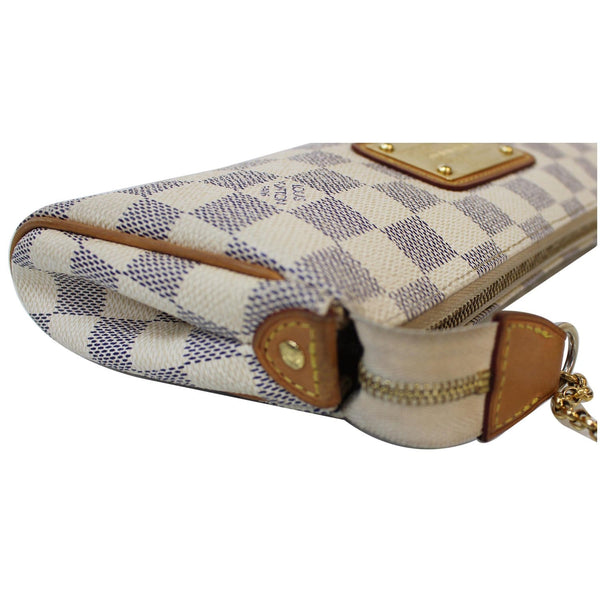 logo - Louis Vuitton Eva Clutch Damier Azur handbag