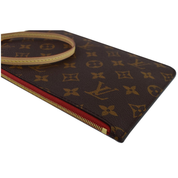 Louis Vuitton Pochette Wristlet Monogram Canvas Pouch