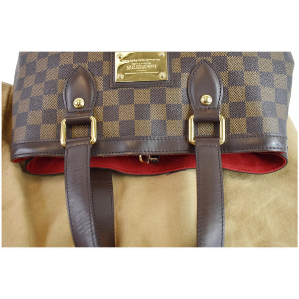 LOUIS VUITTON Hampstead PM Damier Ebene Shoulder Bag Brown