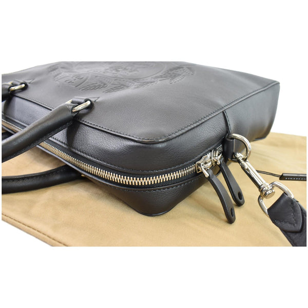 BURBERRY Ainsworth Leather Briefcase Bag Black