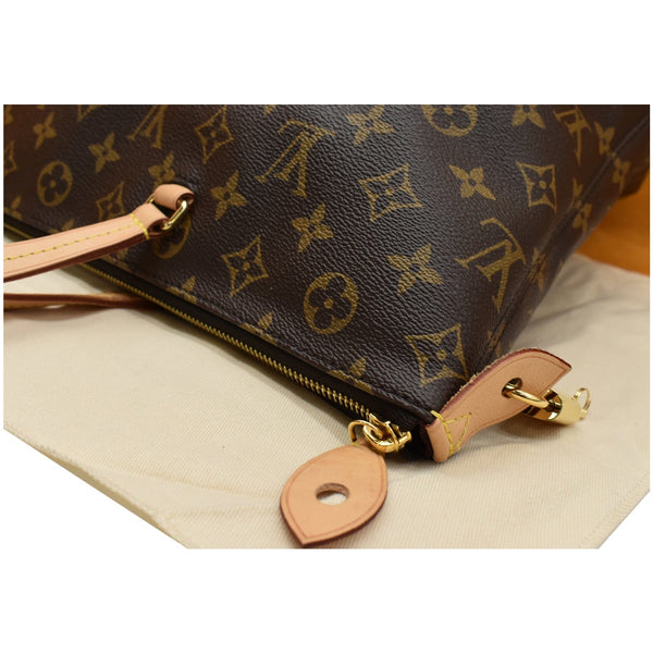 LOUIS VUITTON Iena MM Monogram Canvas Shoulder Bag Brown