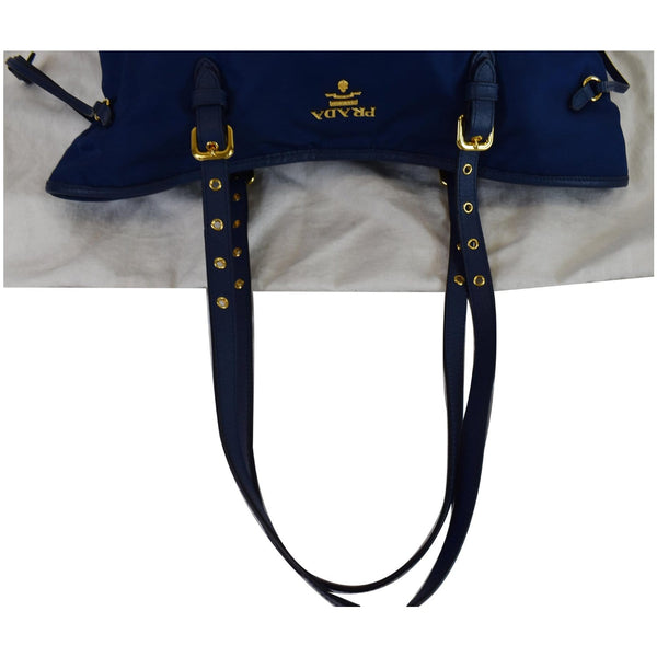 Prada Tessuto Nylon Saffiano Leather Straps Bag
