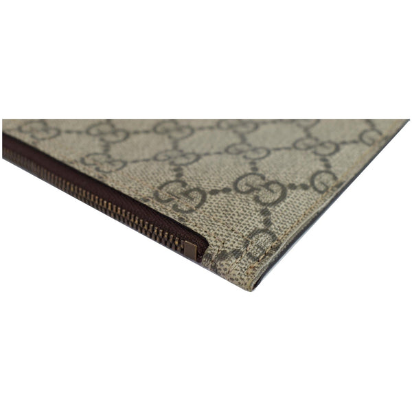 GUCCI Ophidia Soft GG Supreme Pouch Wristlet Beige with zip