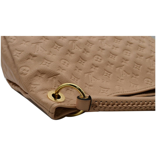 LOUIS VUITTON Artsy MM Empreinte Leather Shoulder Bag Dune