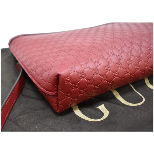 Gucci Flat Microguccissima Leather shoulder wallet