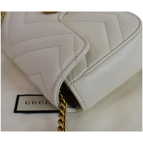 Gucci GG Marmont Super Mini Matelasse Leather Bag - focused preview