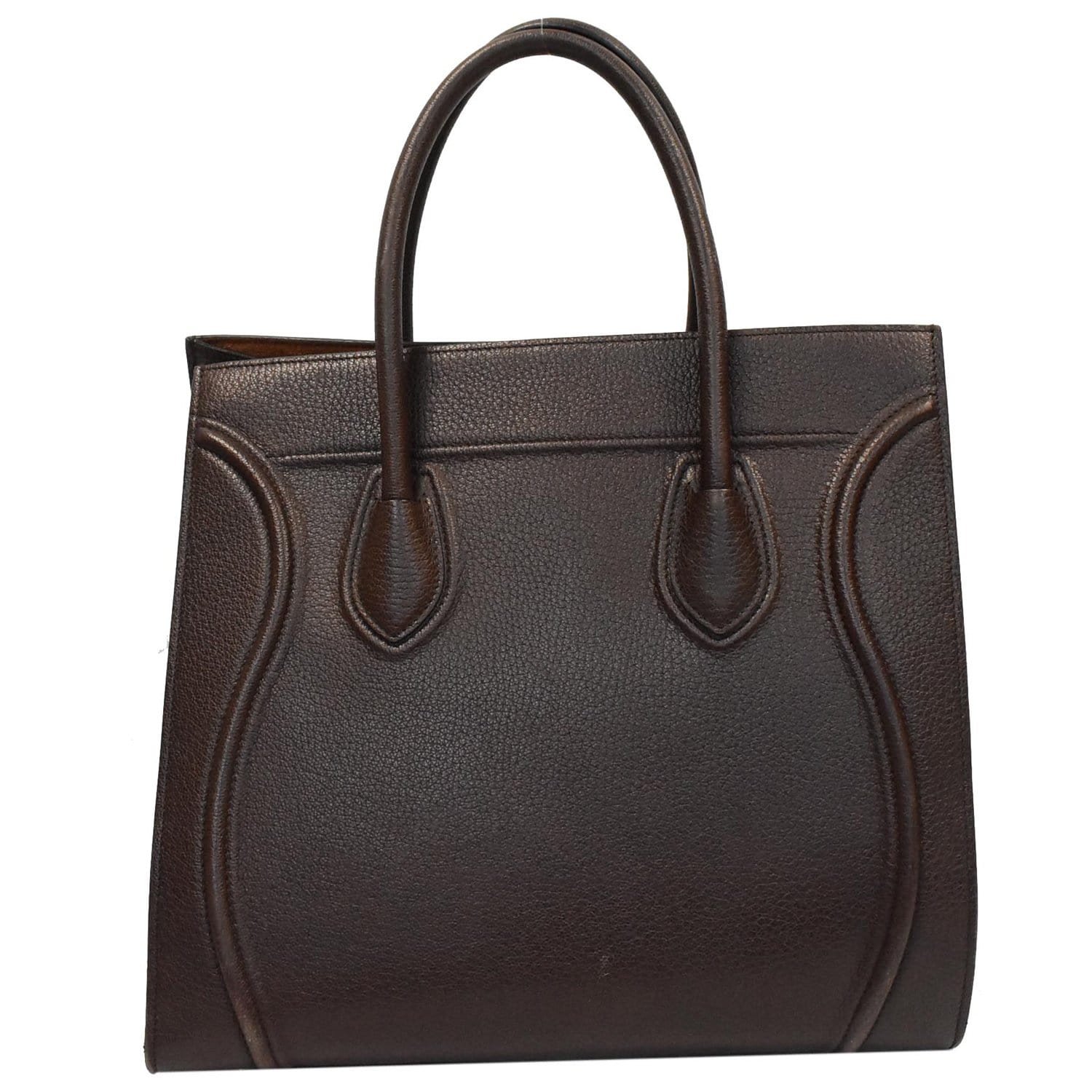 Celine Pre-owned Women's Leather Handbag - Brown - One Size