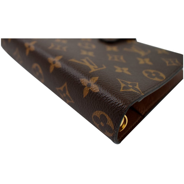 Louis Vuitton Agenda PM Monogram Canvas Planner Cover - corner clsoe view