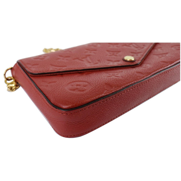 Louis Vuitton Pochette Felicie Monogram Empreinte Pouch - women red bag