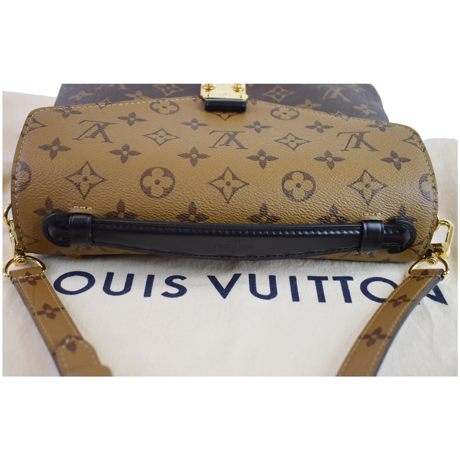 LOUIS VUITTON Metis Pochette Reverse Monogram Canvas Crossbody Bag Bro
