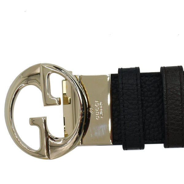 Gucci GG Reversible Leather Belt Black/Brown Size 90.36