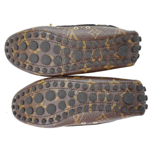 Louis Vuitton Classic Gloria Flat Monogram Loafers  bottom