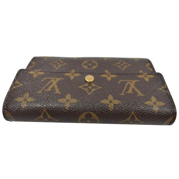 LOUIS VUITTON Porte-Tresor Etui Papiers Monogram Canvas Wallet Brown
